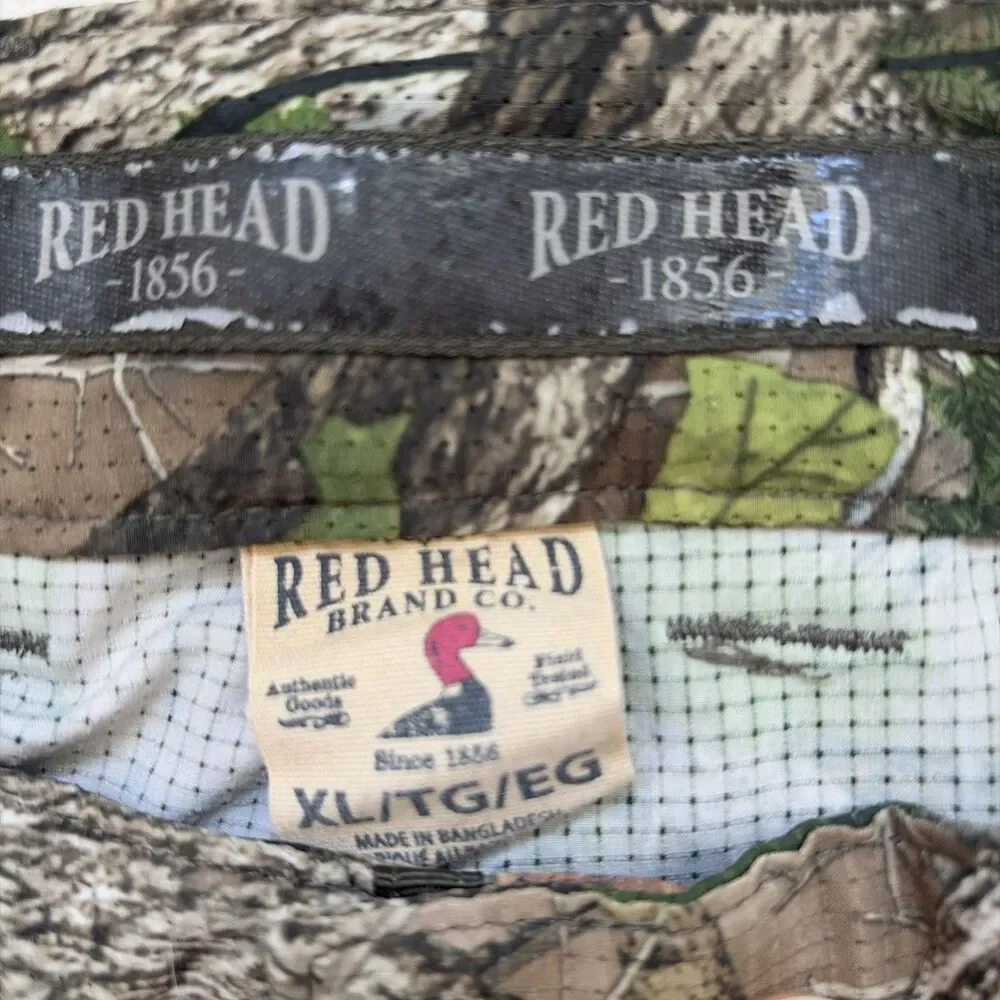 Red Head Pants Mens XL Green Cargo Straight Leg Realtree Hunting Outdoor Camo